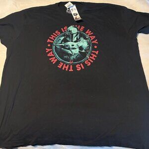 Star Wars Mandalorian Baby Yoda Plus size T Shirt  4XL
